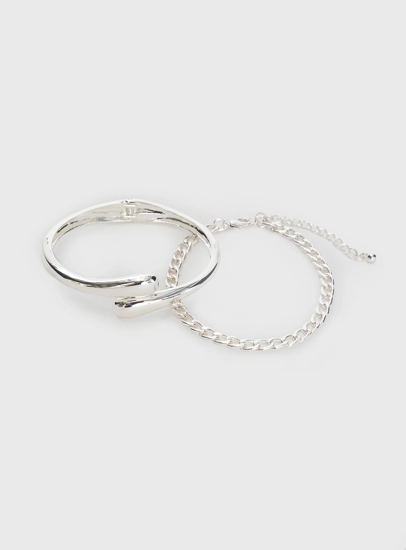 Elle Bracelet Set Silver - Image 3