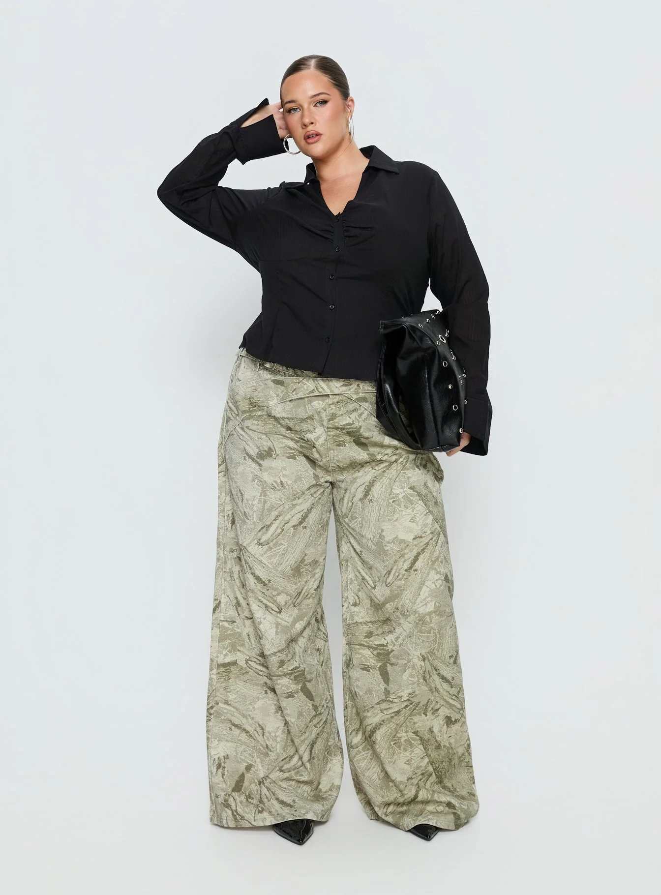 Elowenn Long Sleeve Top Black Curve - Image 3