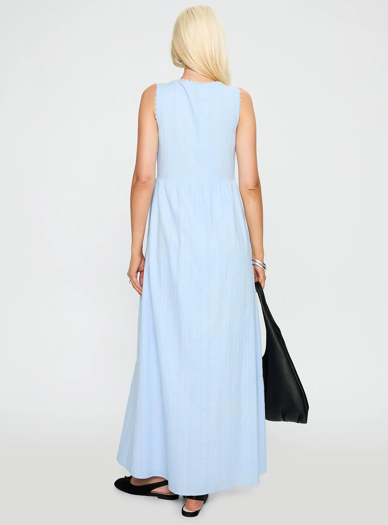 Elyza Maxi Dress Blue - Image 4