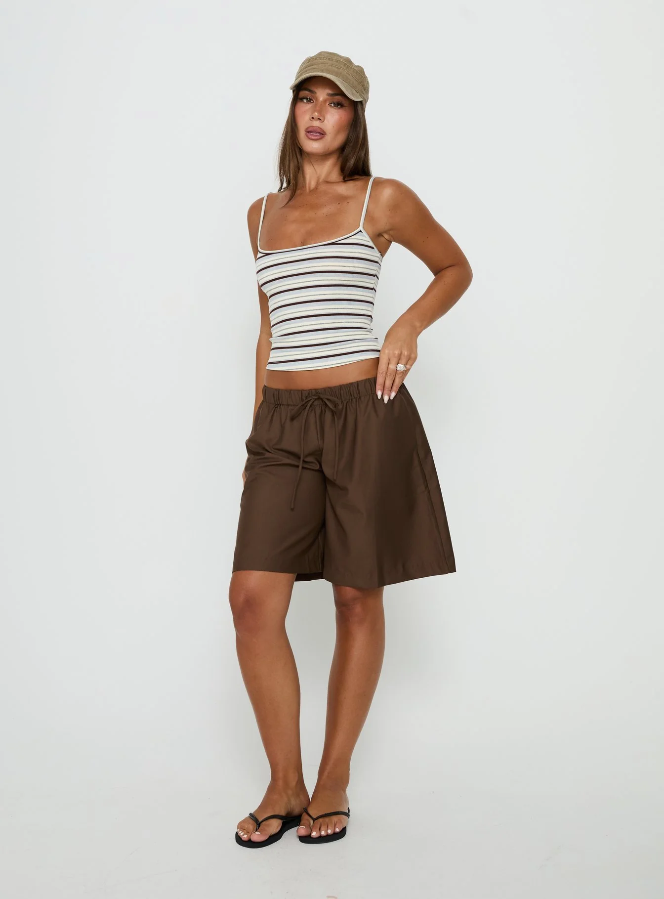 Elzie Knit Cami Tank Multi Stripe - Image 3