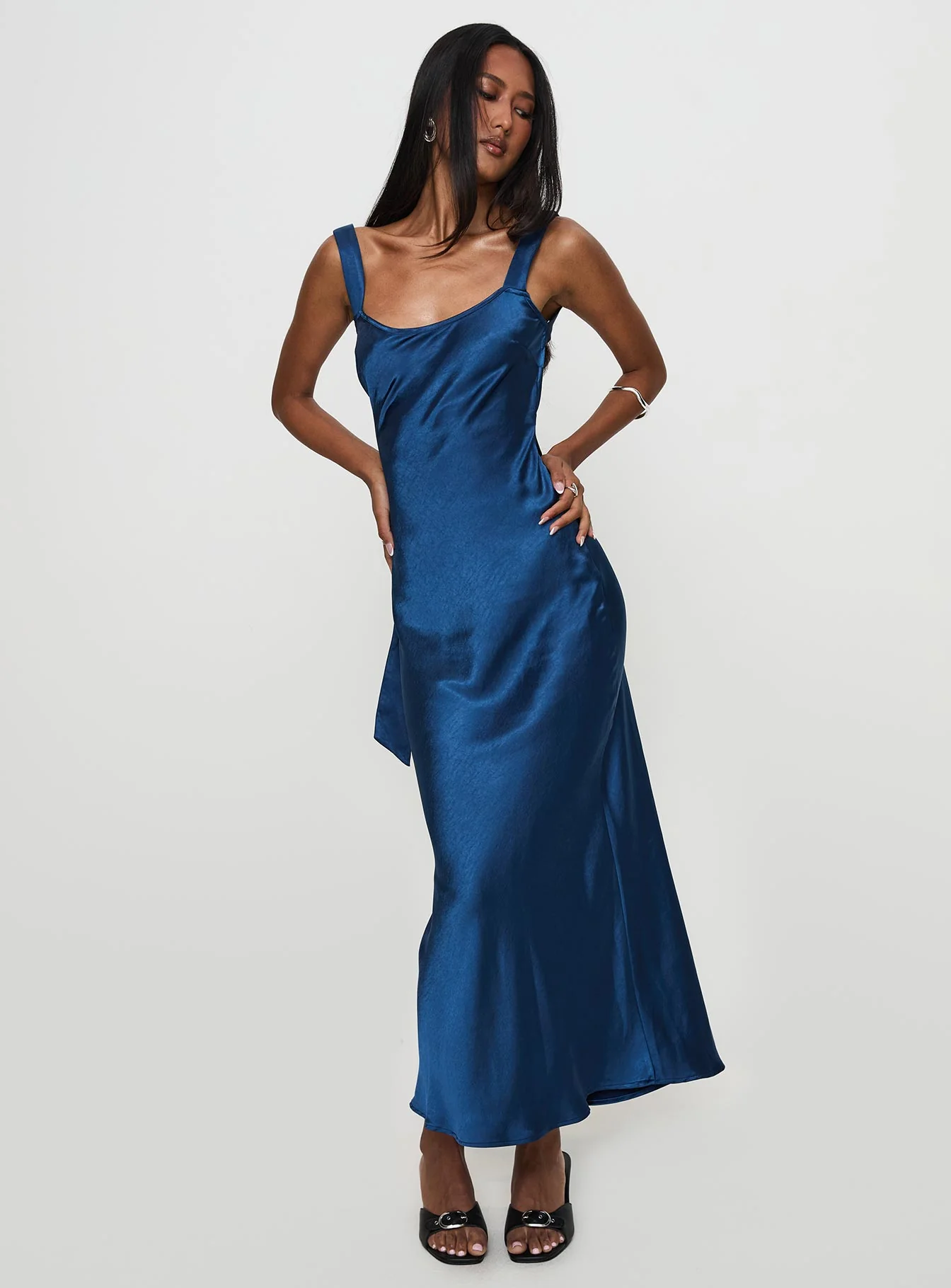Emiliana Maxi Dress Blue - Image 2