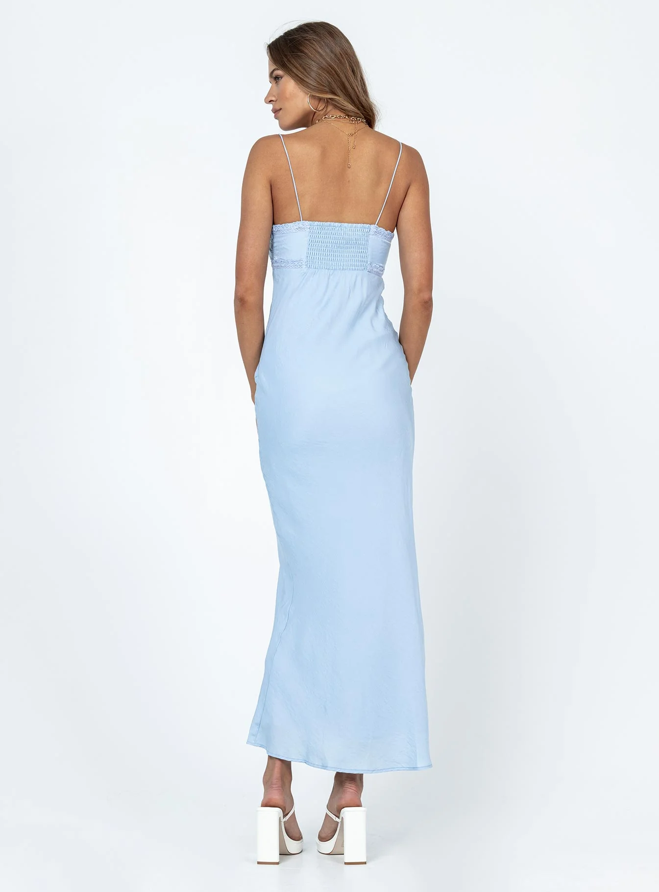 Emily Maxi Dress Blue - Image 5
