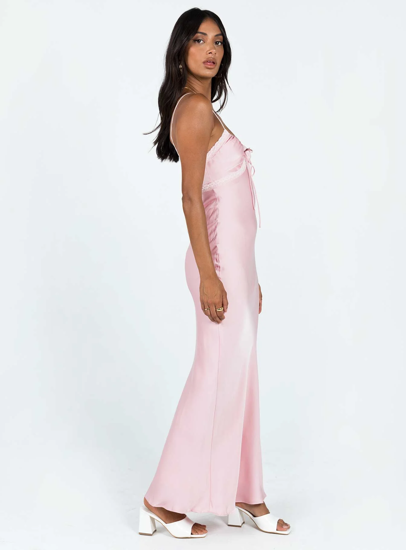 Emily Maxi Dress Pink - Image 3