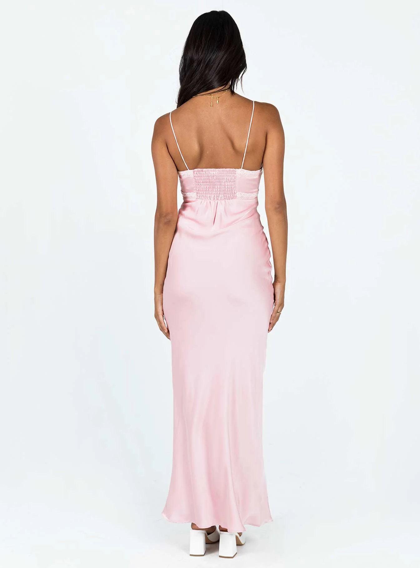 Emily Maxi Dress Pink - Image 4