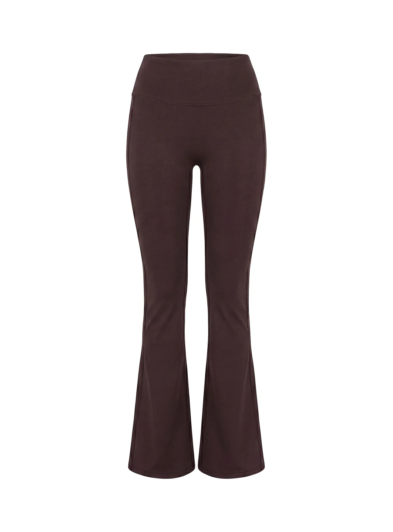Energize Active Invisible Scrunch Flare Leggings Brown - Image 8