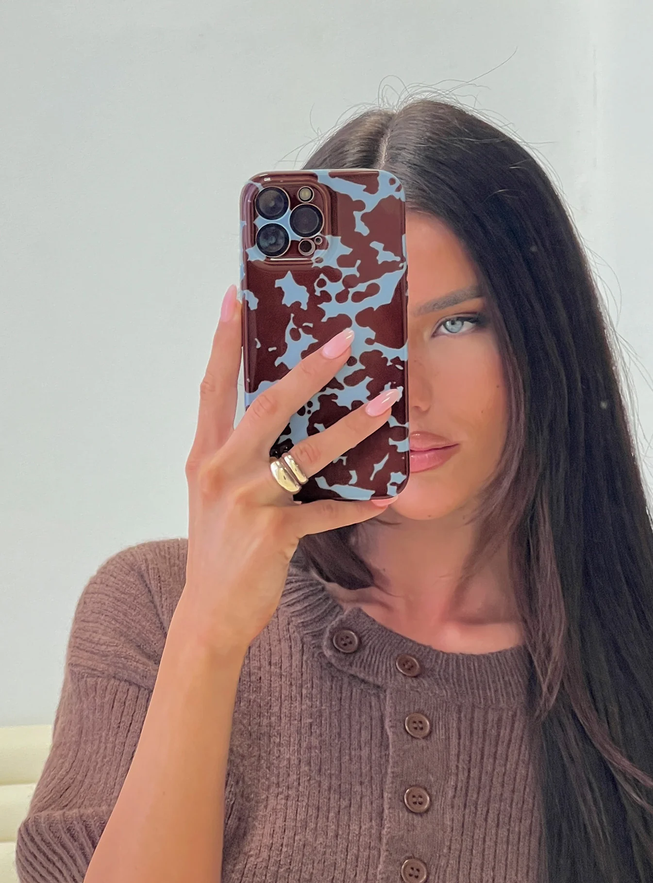 Entrancing iPhone Case Blue / Red - Image 3