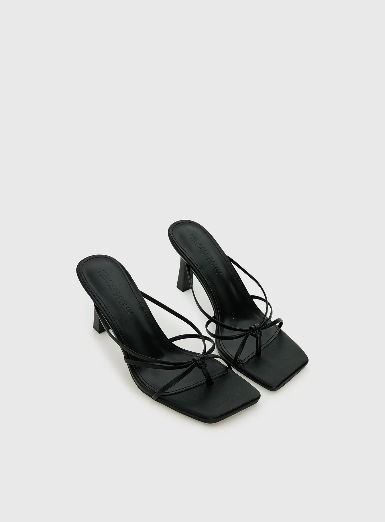 Evena Strappy Heels Black