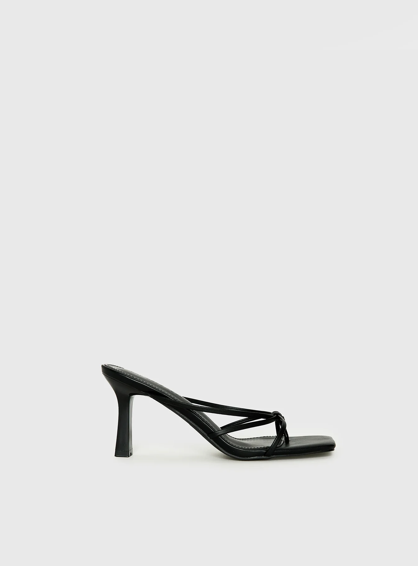 Evena Strappy Heels Black - Image 2