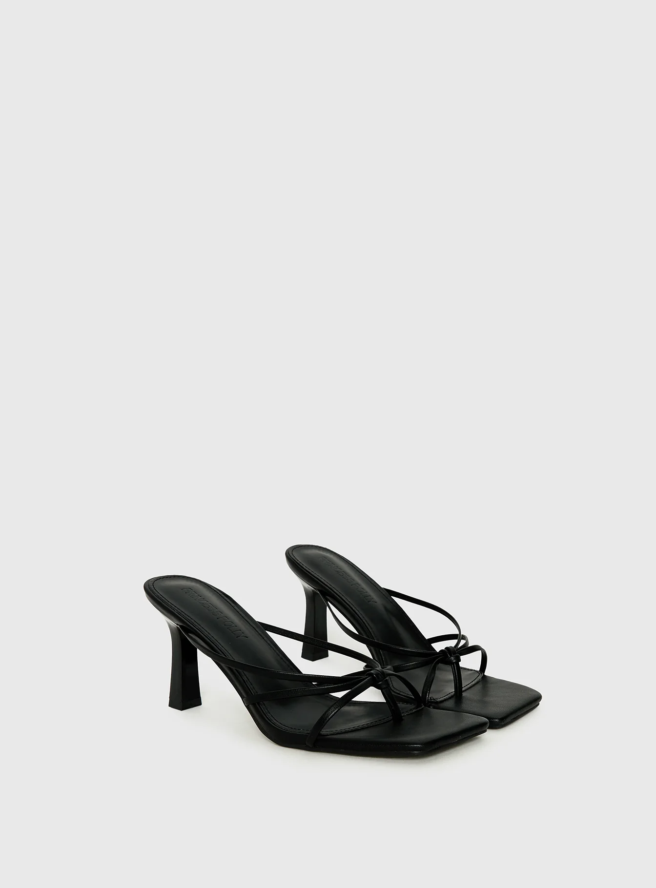 Evena Strappy Heels Black - Image 3