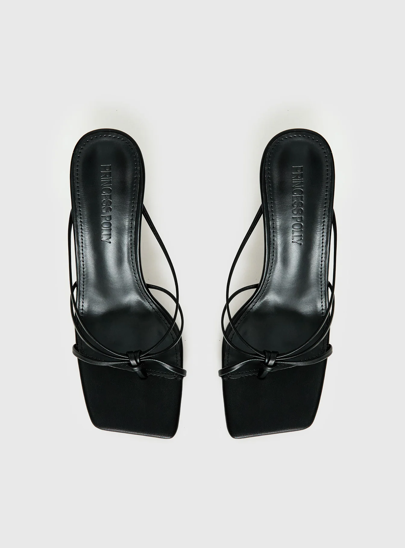 Evena Strappy Heels Black - Image 6