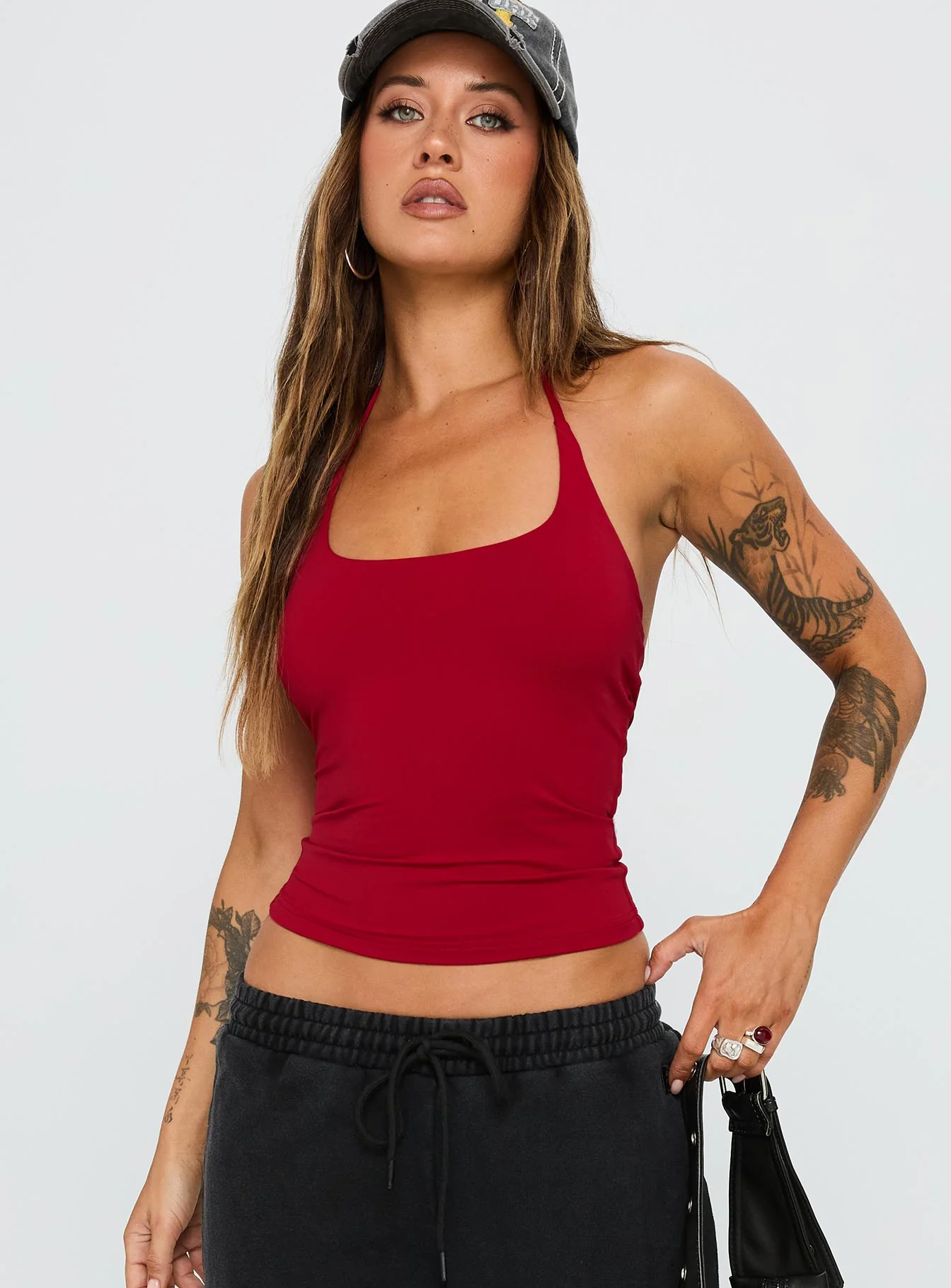 Ezekiel Nylon Top Red - Image 2
