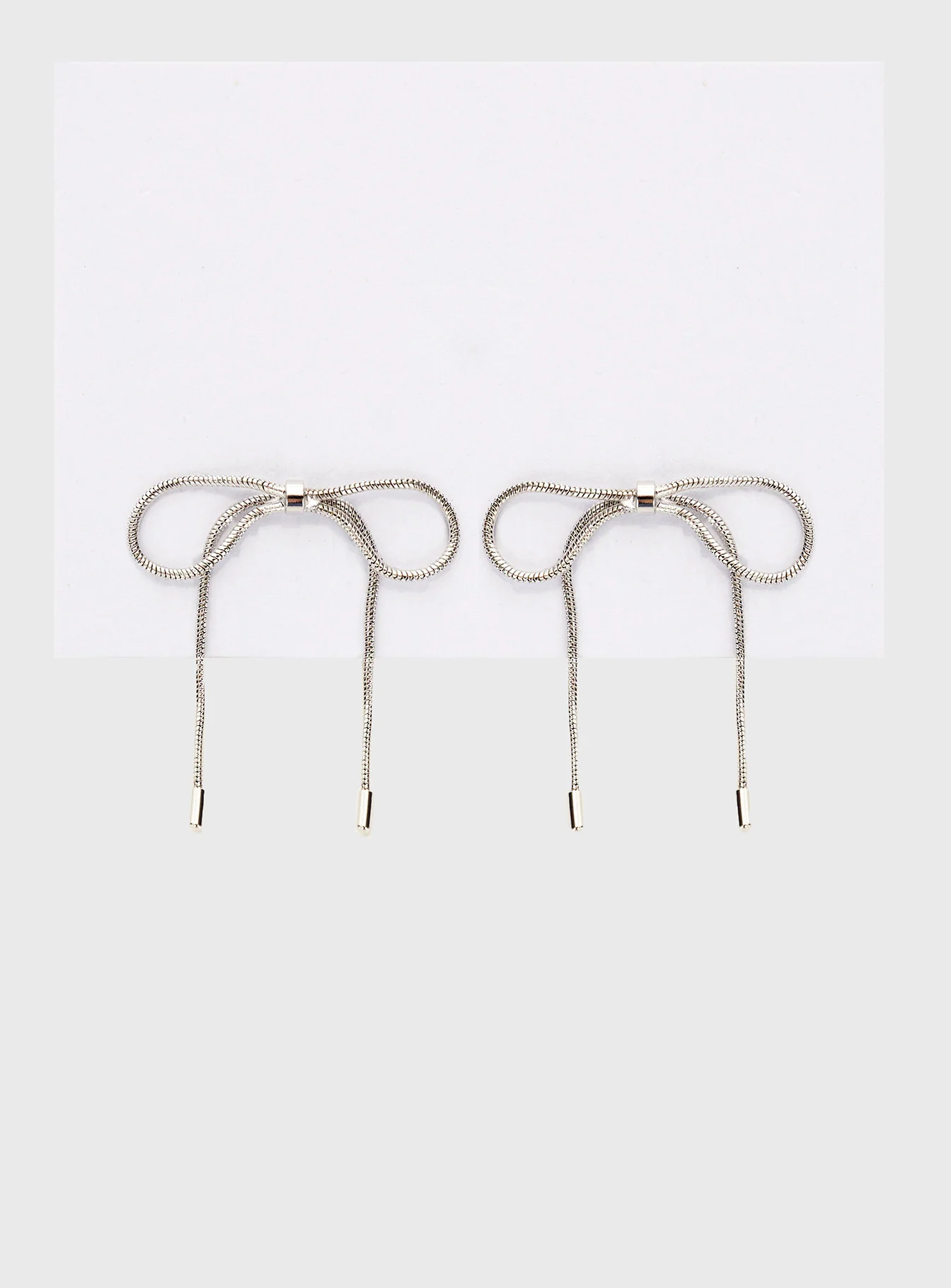 Finnian Earrings Silver - Image 3