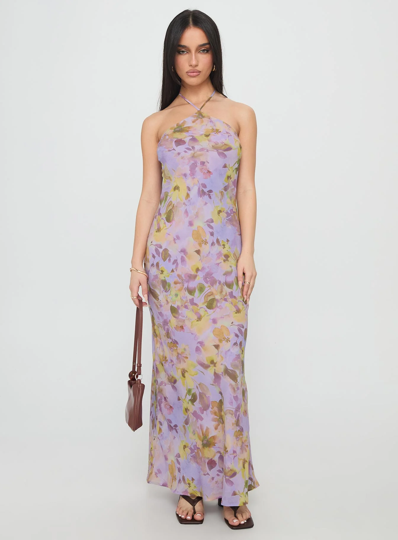 Florabella Halter Maxi Dress Multi - Image 6