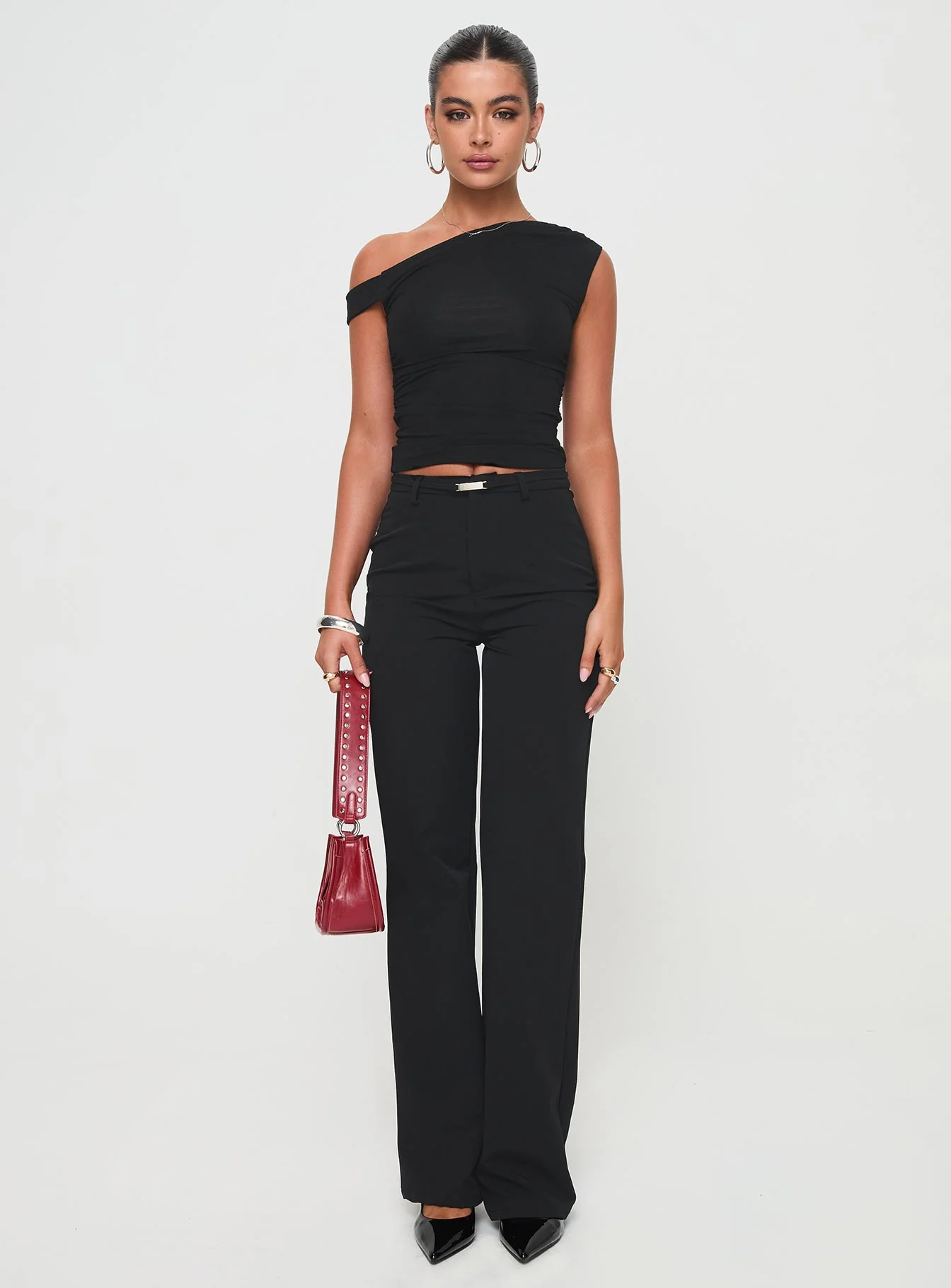 Flounce Pants Black - Image 9