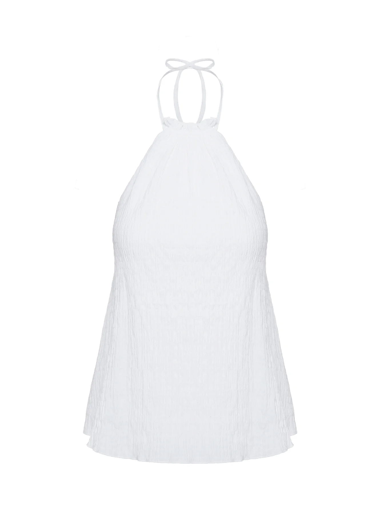 Flutter Halter Top White - Image 11