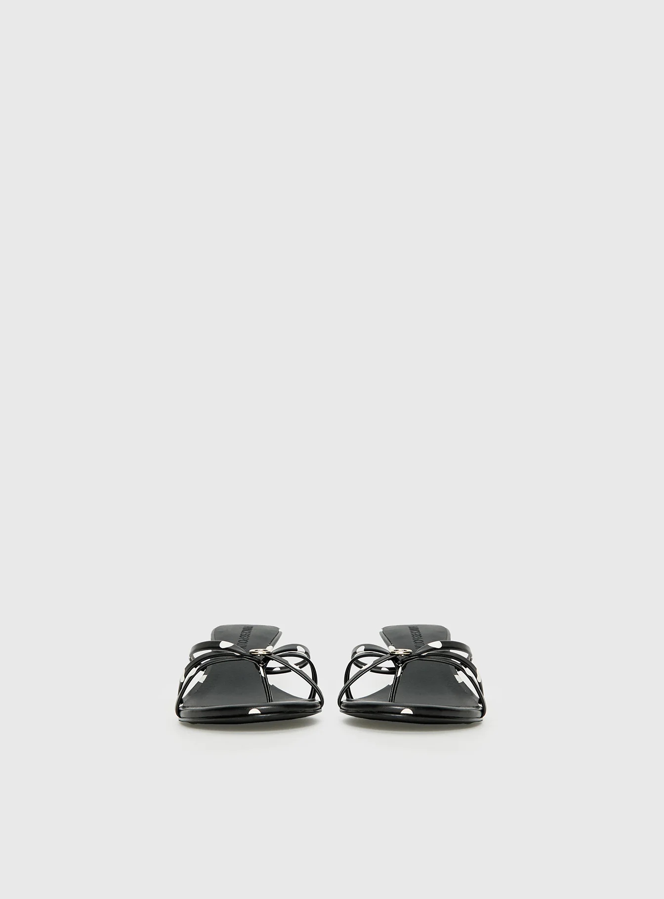 For The Rush Kitten Heels Black Polka - Image 2