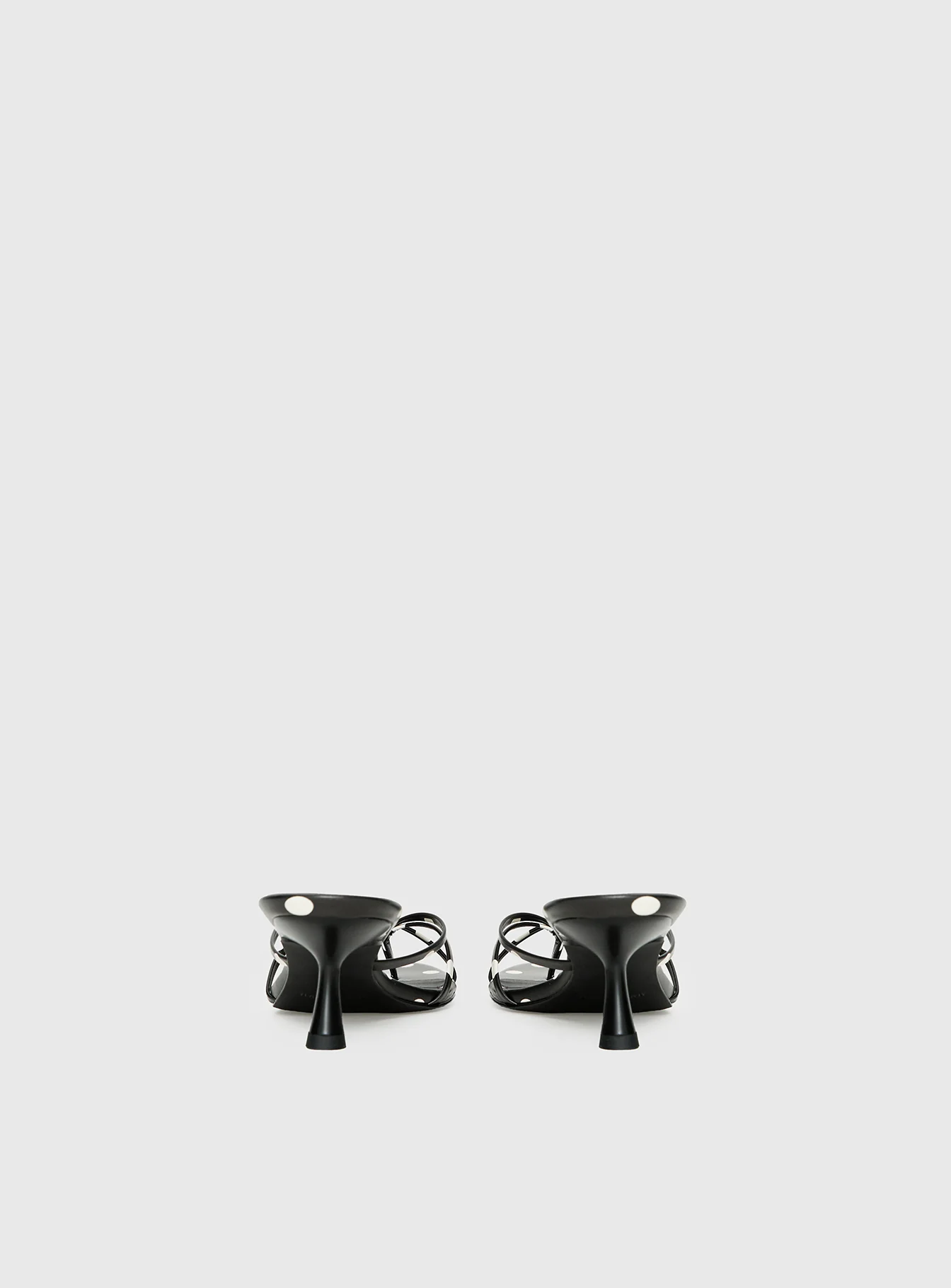 For The Rush Kitten Heels Black Polka - Image 3