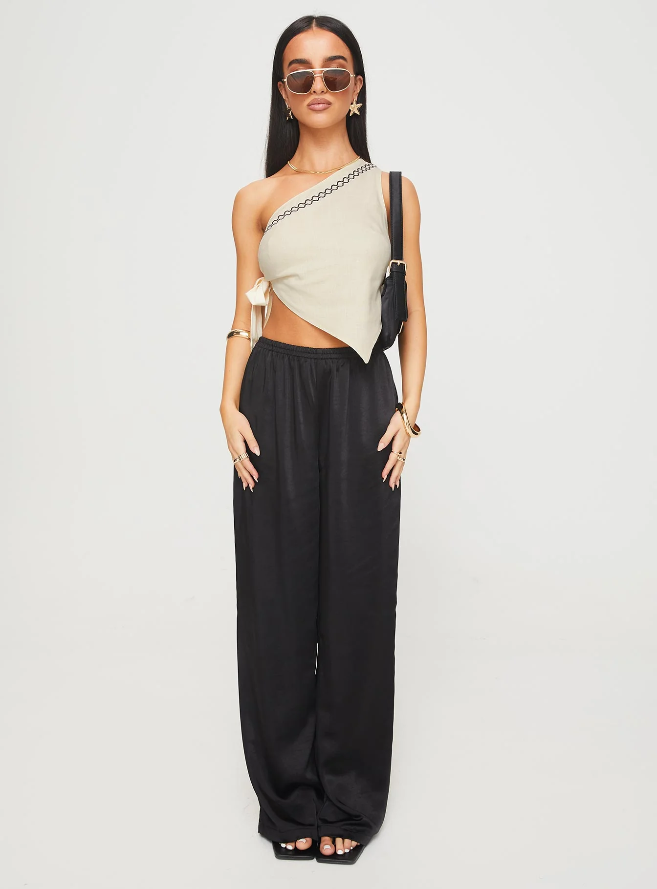 Frankle Top Cream/black - Image 7