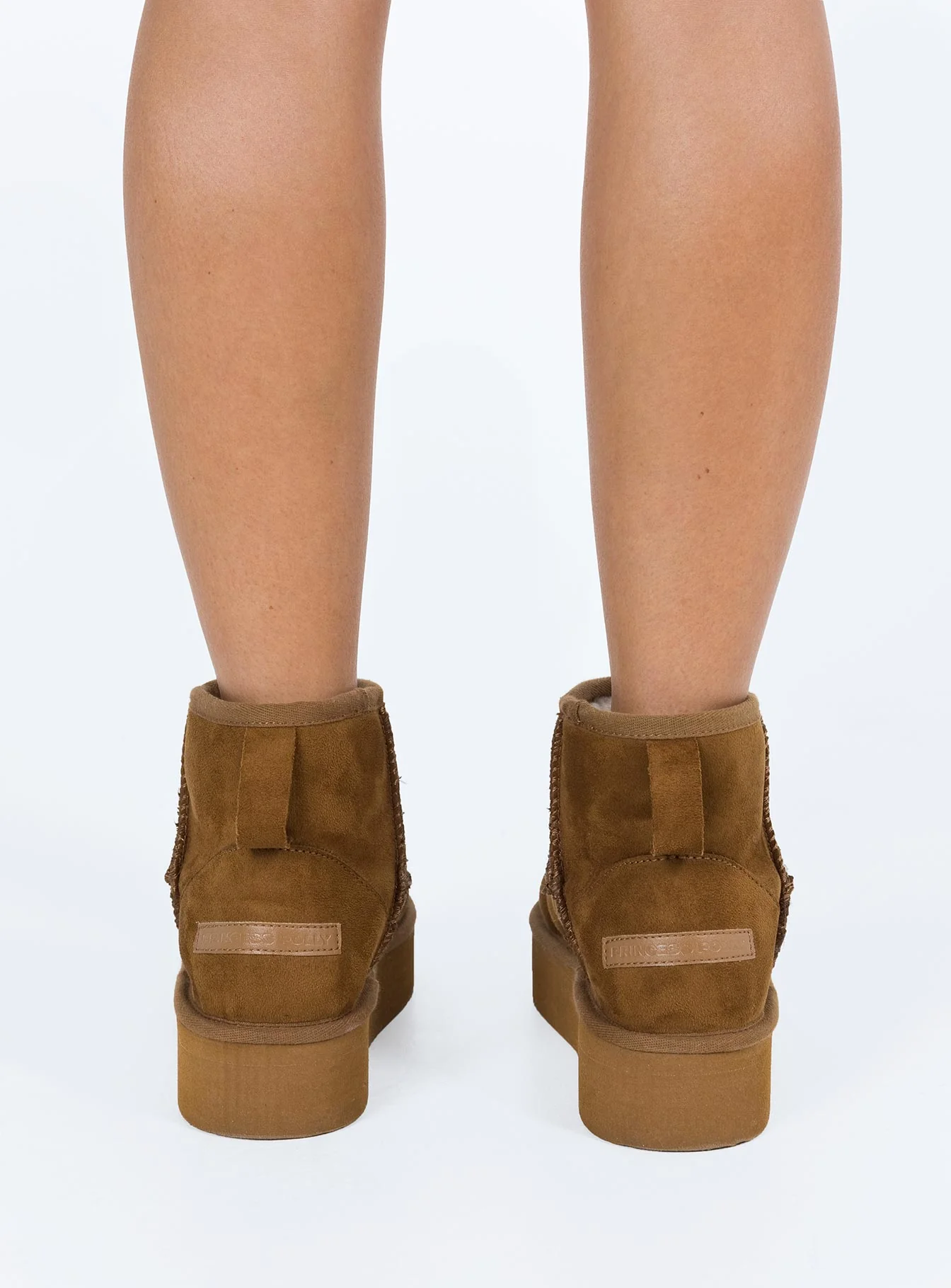 Franz Shearling Boots Brown - Image 4