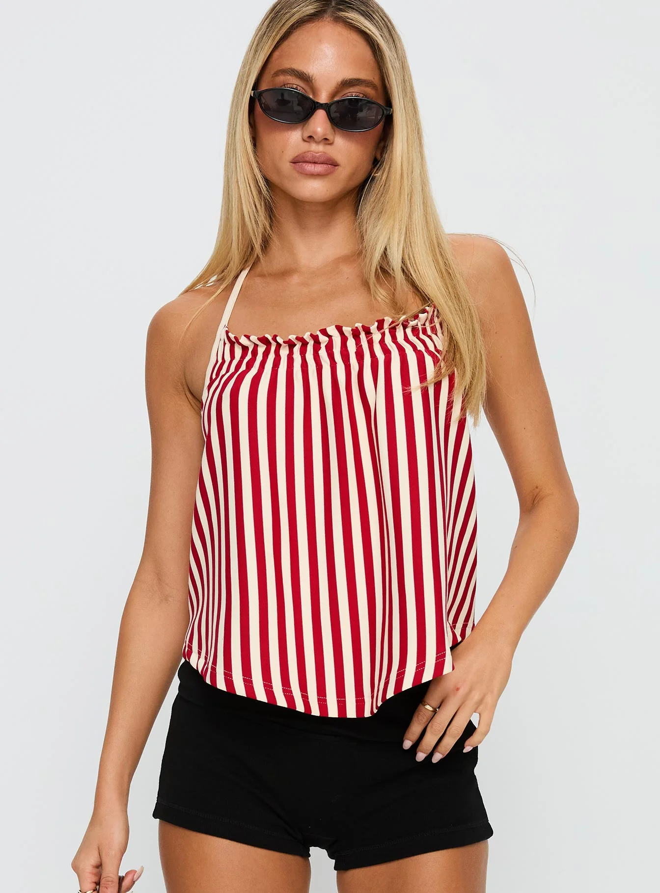 Full Of Flash Top Red Stripe - Image 2