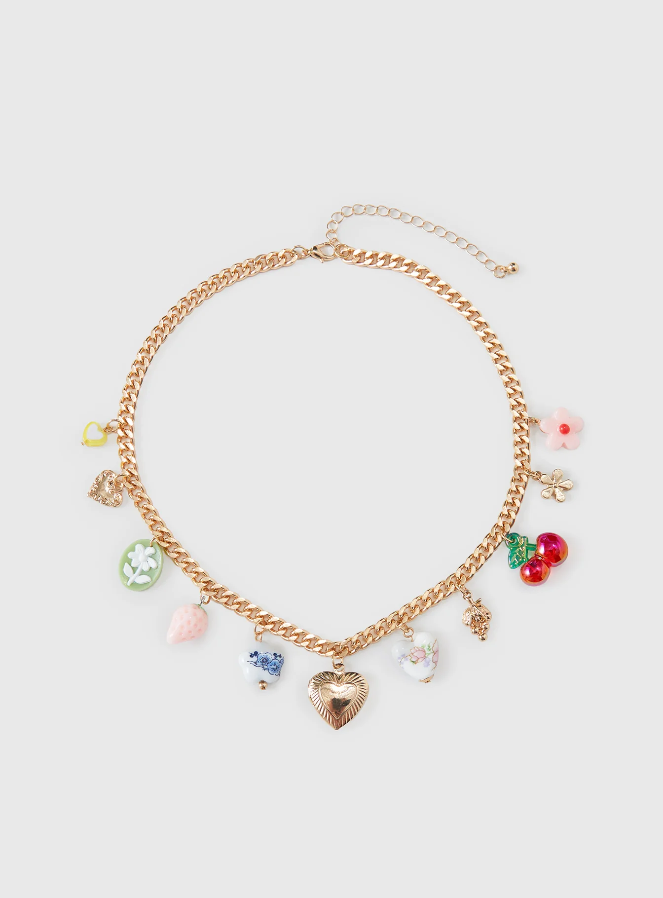 Get Closer Charm Necklace Gold - Image 2