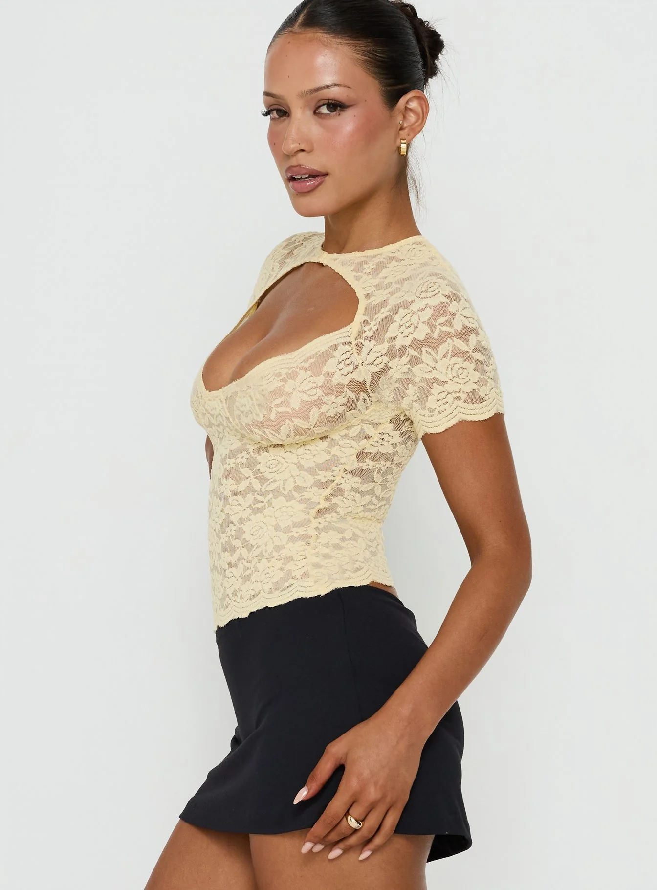 Giallo Lace Top Butter - Image 4