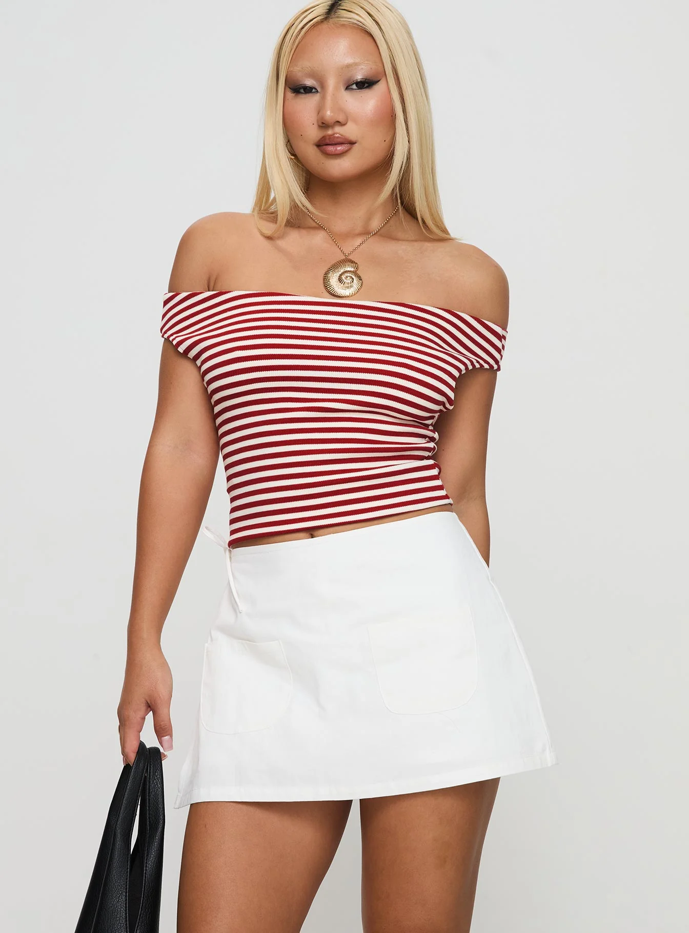 Gigi Wrap Skort White Petite - Image 2