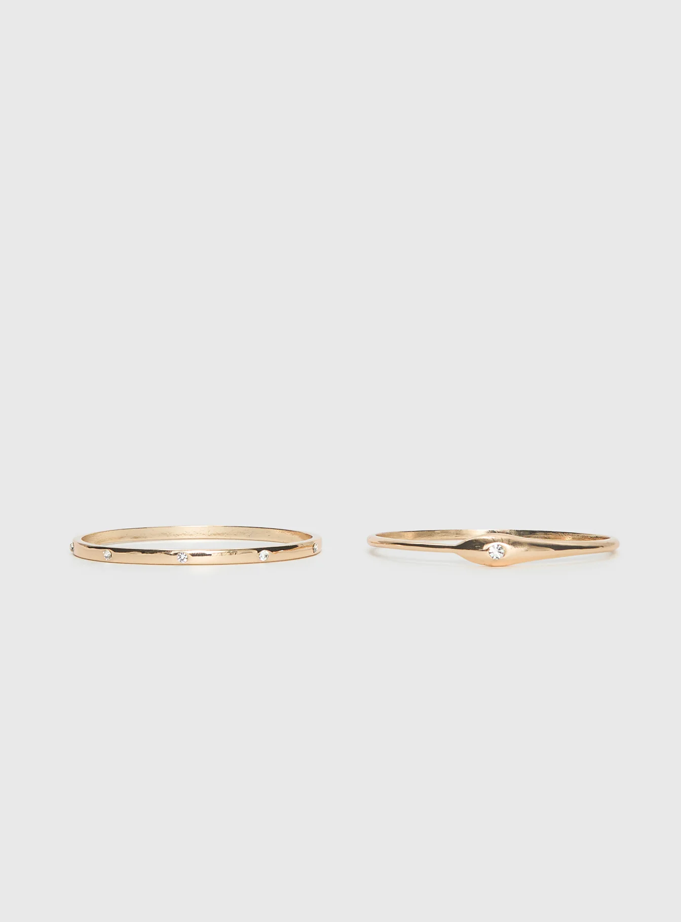 Glitter And Honey Diamante Bracelet Pack Gold - Image 4