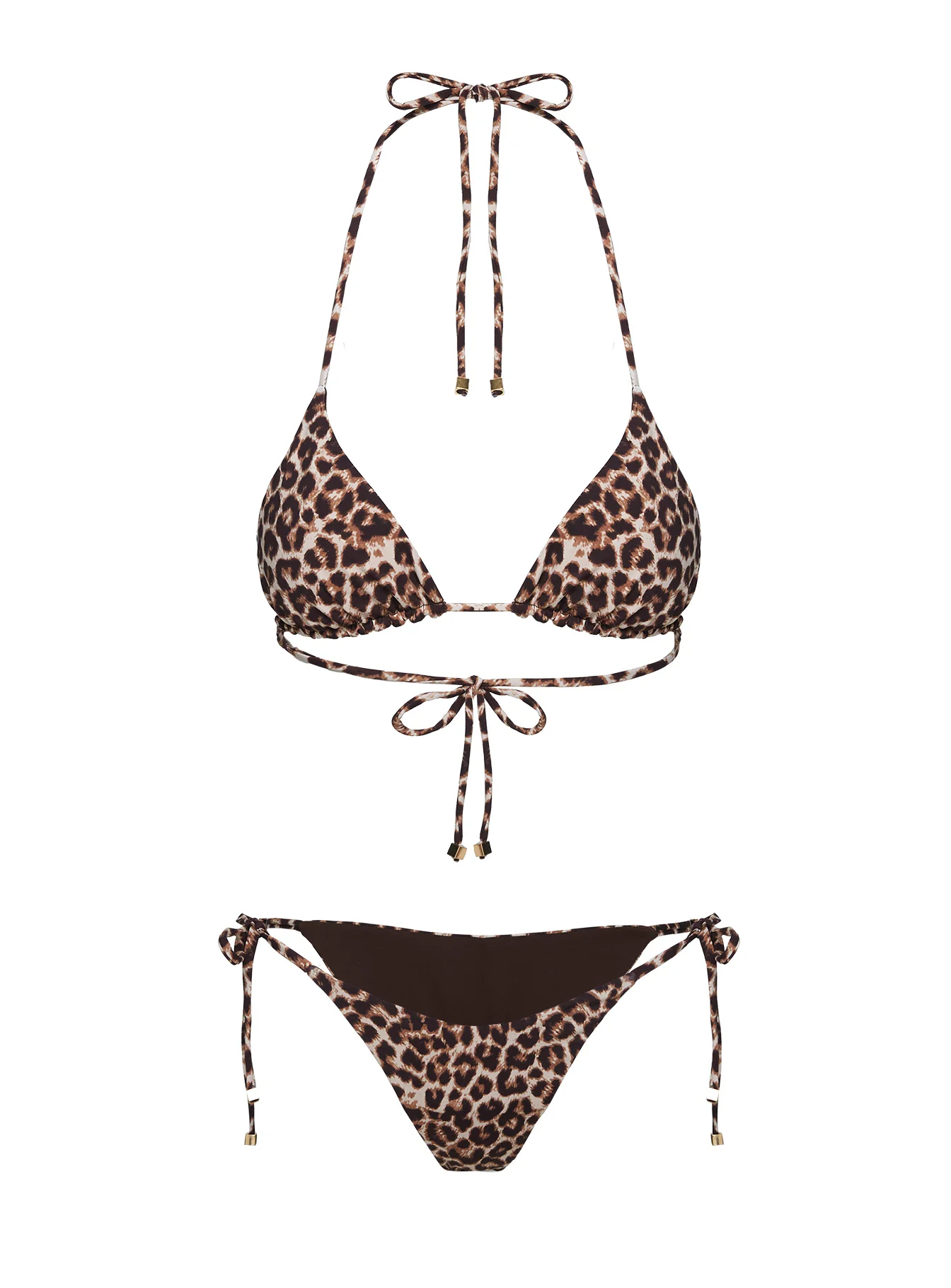 Glora Tie Side Bikini Bottom Leopard - Image 6