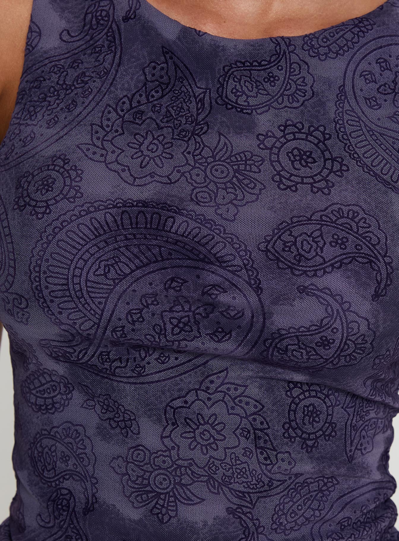 Go Dancing Top Purple Paisley - Image 6