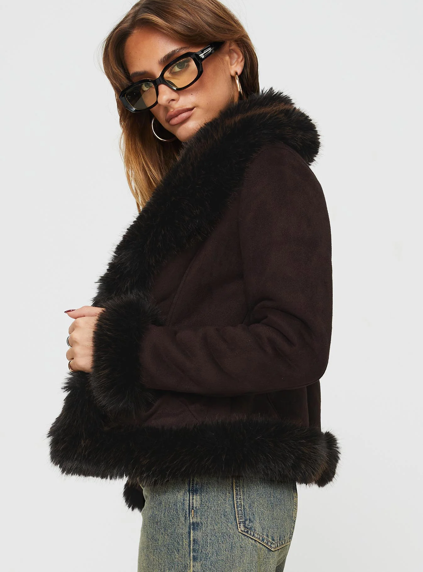 Graciel Penny Lane Jacket Chocolate - Image 5