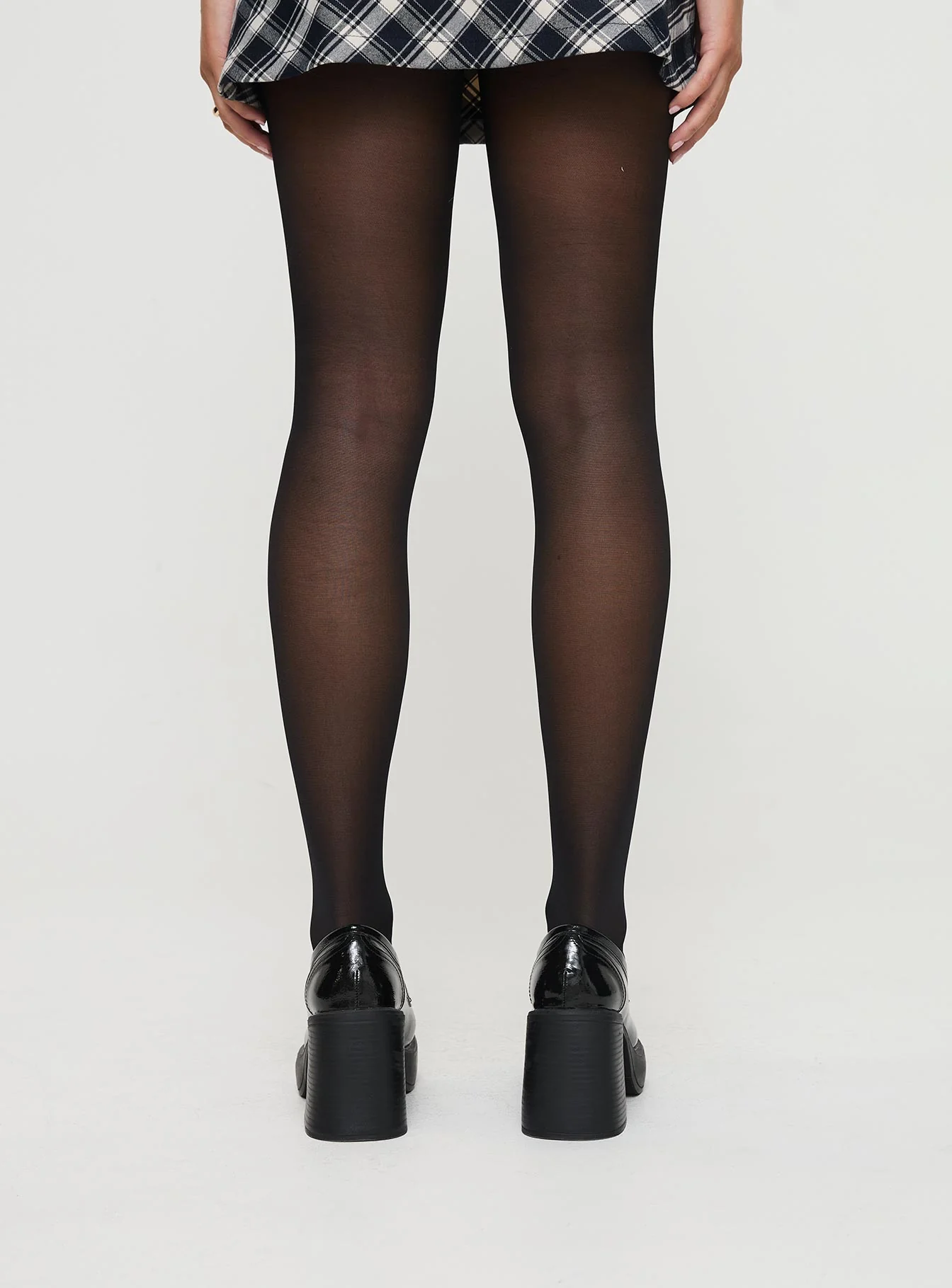 Gravin Sheer Stockings Black - Image 4