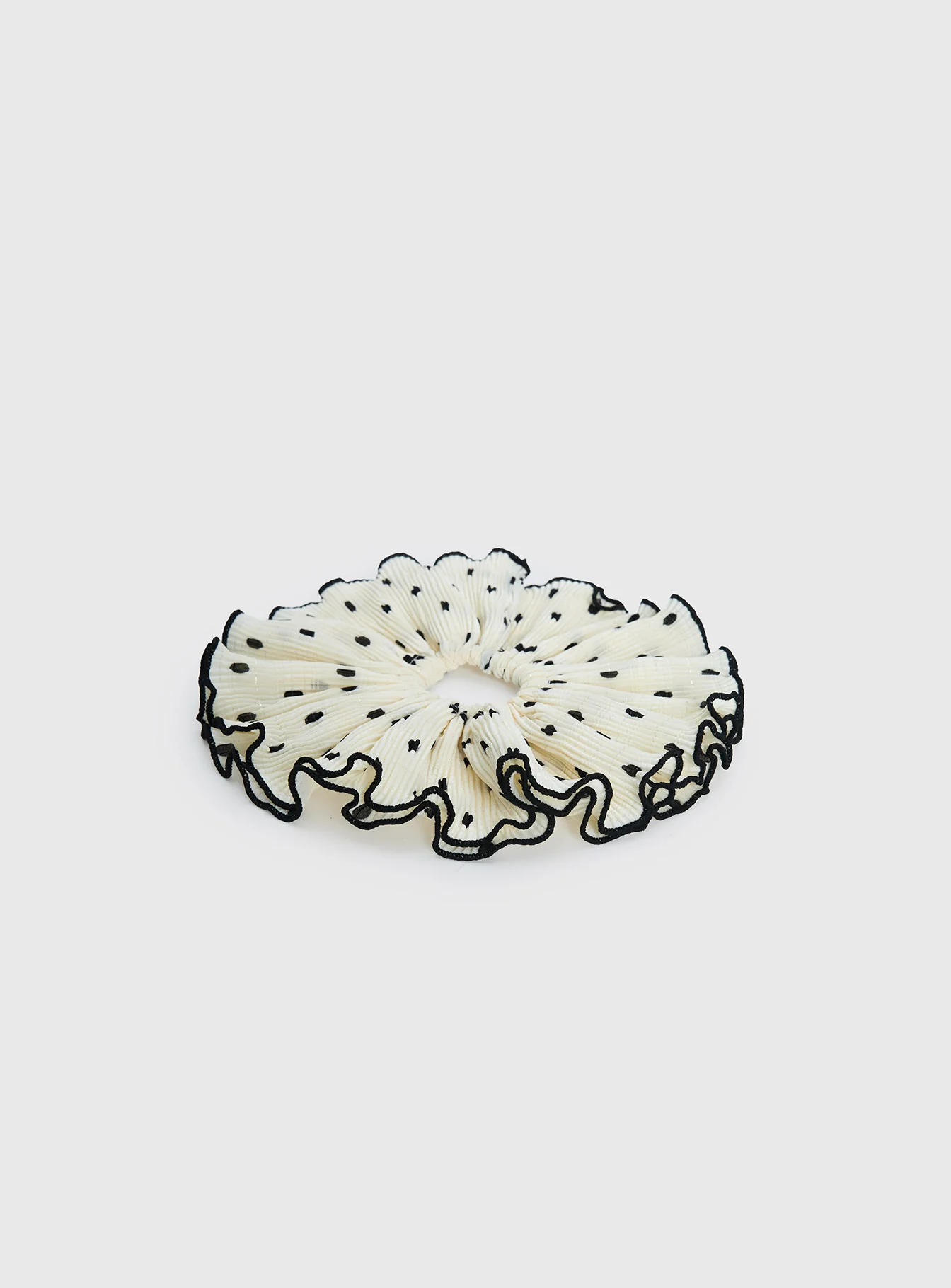 Greatest Gift Scrunchie White Polka Dot - Image 3