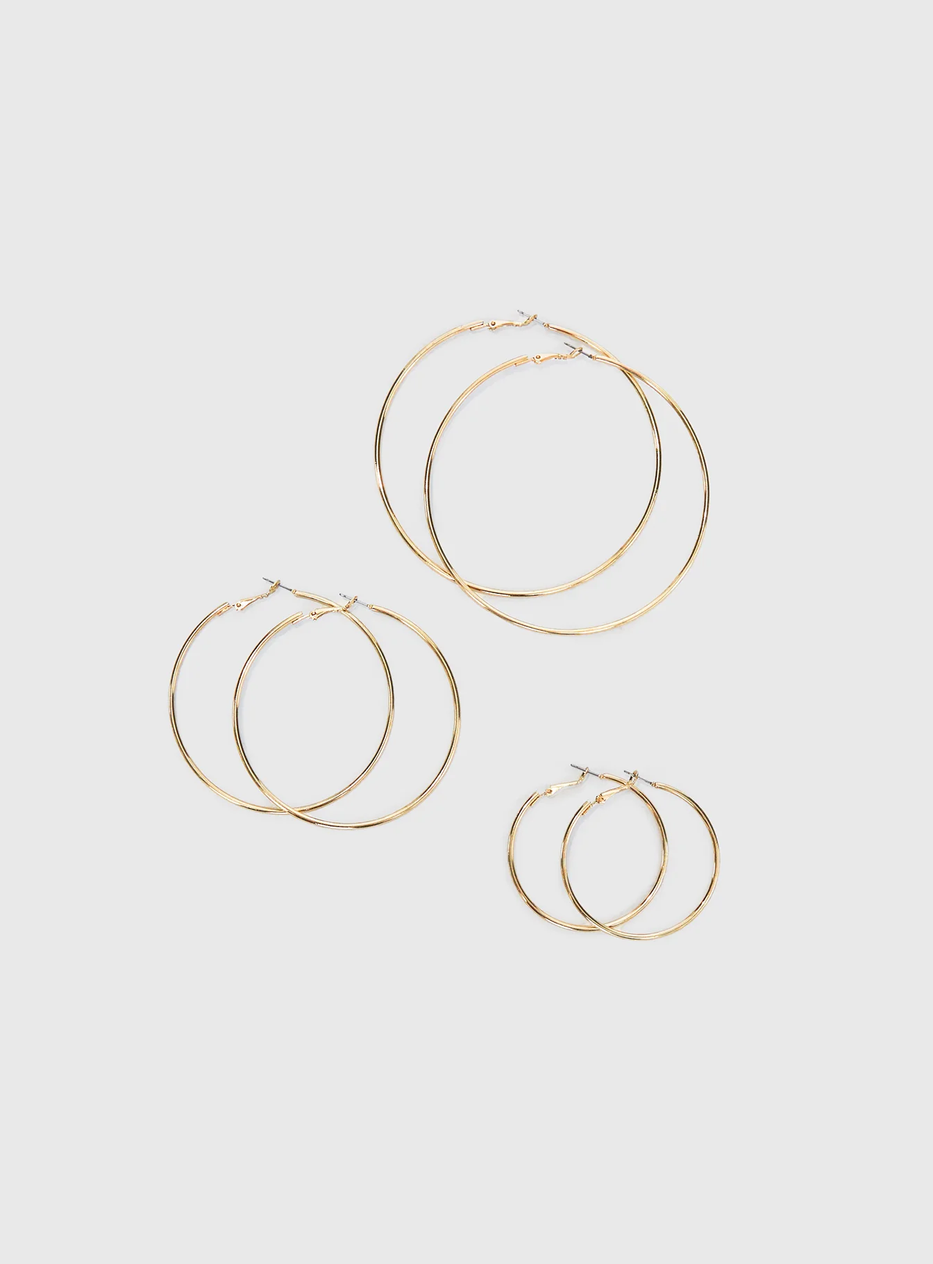 Guessing Game Hoop Earring Pack Gold - Image 2