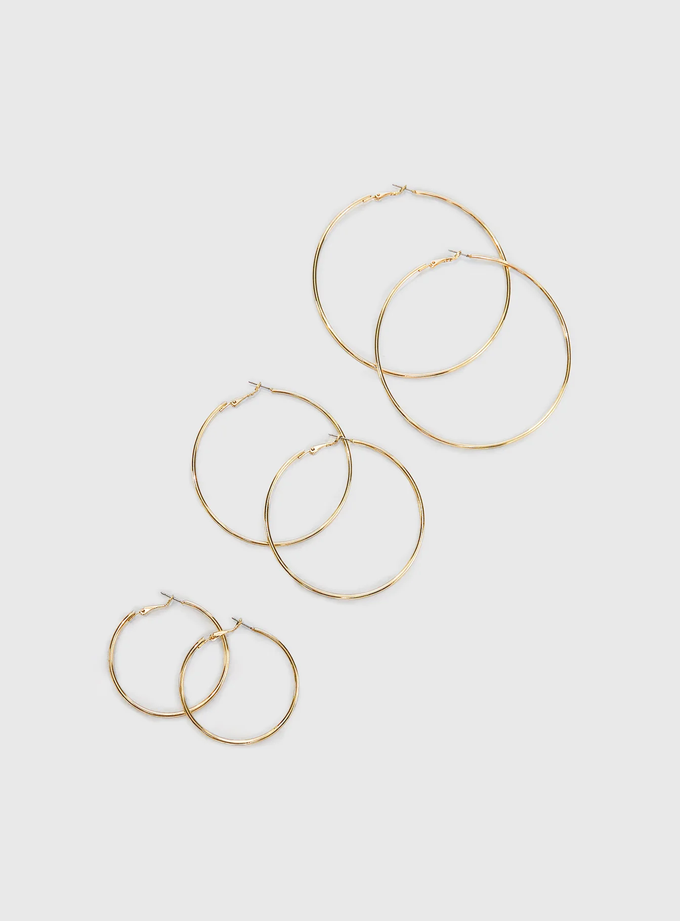 Guessing Game Hoop Earring Pack Gold - Image 3