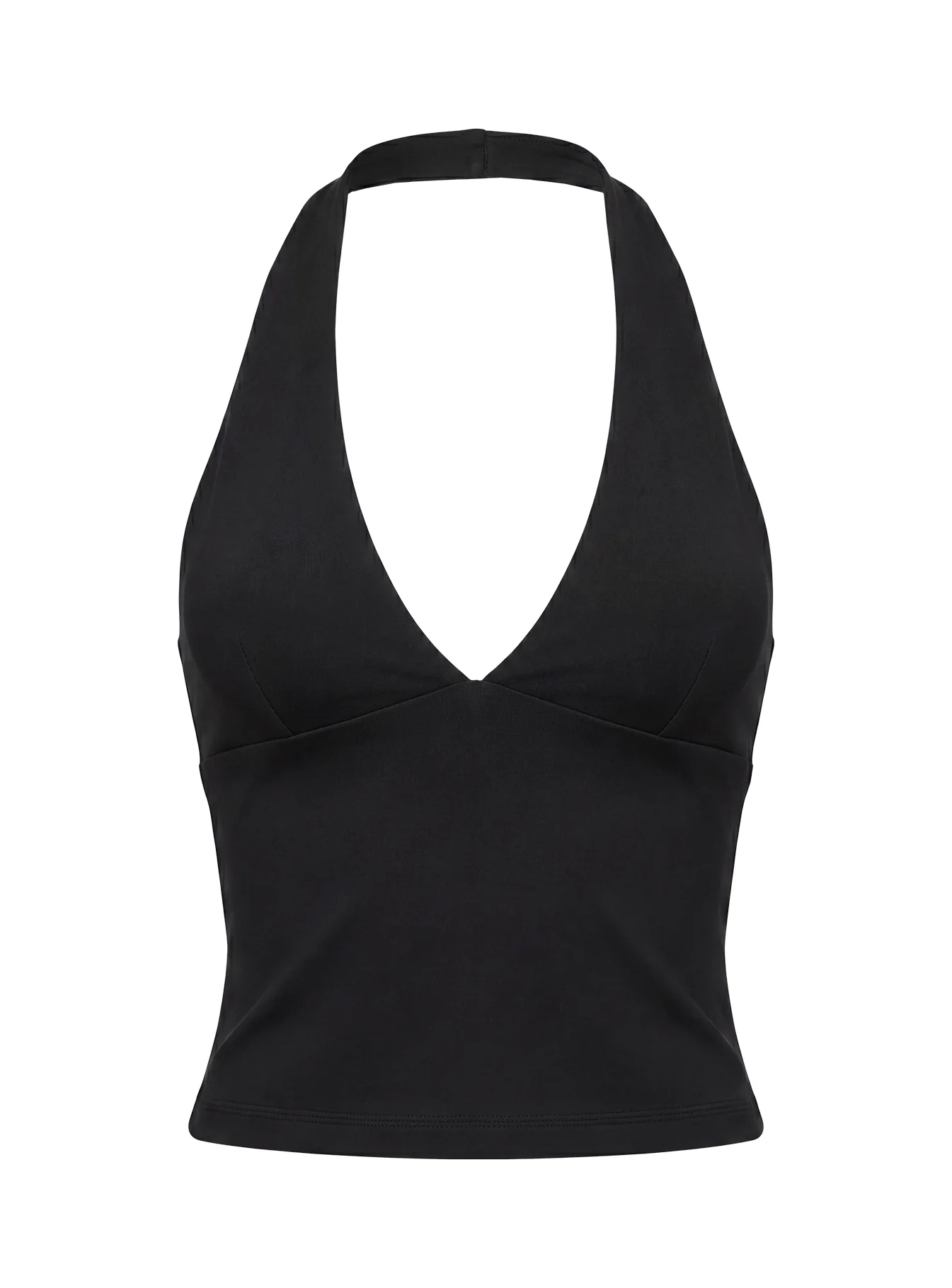 Habitual Active Longline Plunge Neck Tank Top Black - Image 11