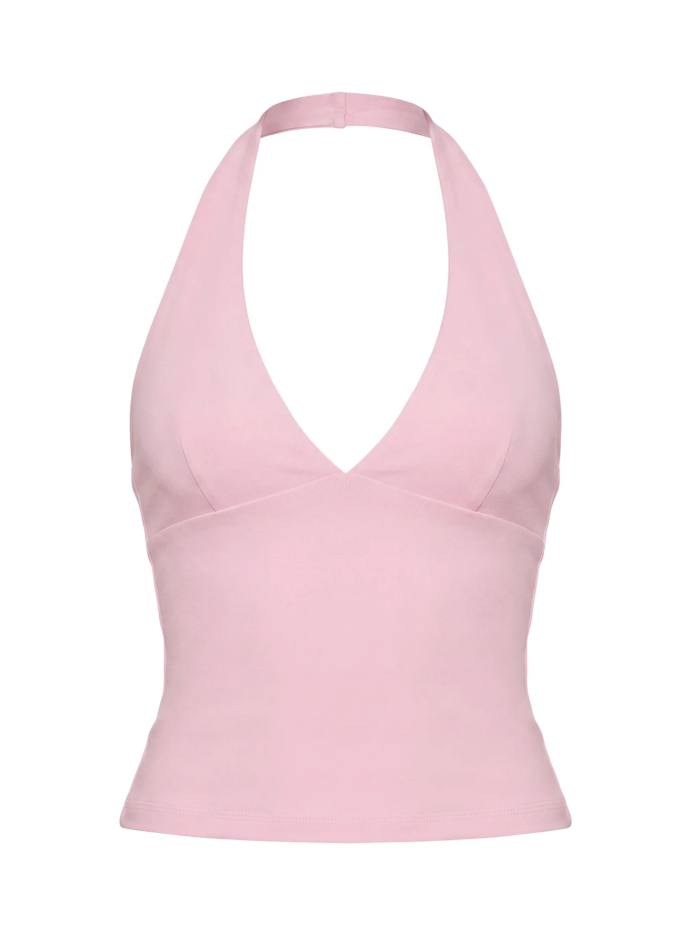 Habitual Active Longline Plunge Neck Tank Top Pink - Image 10