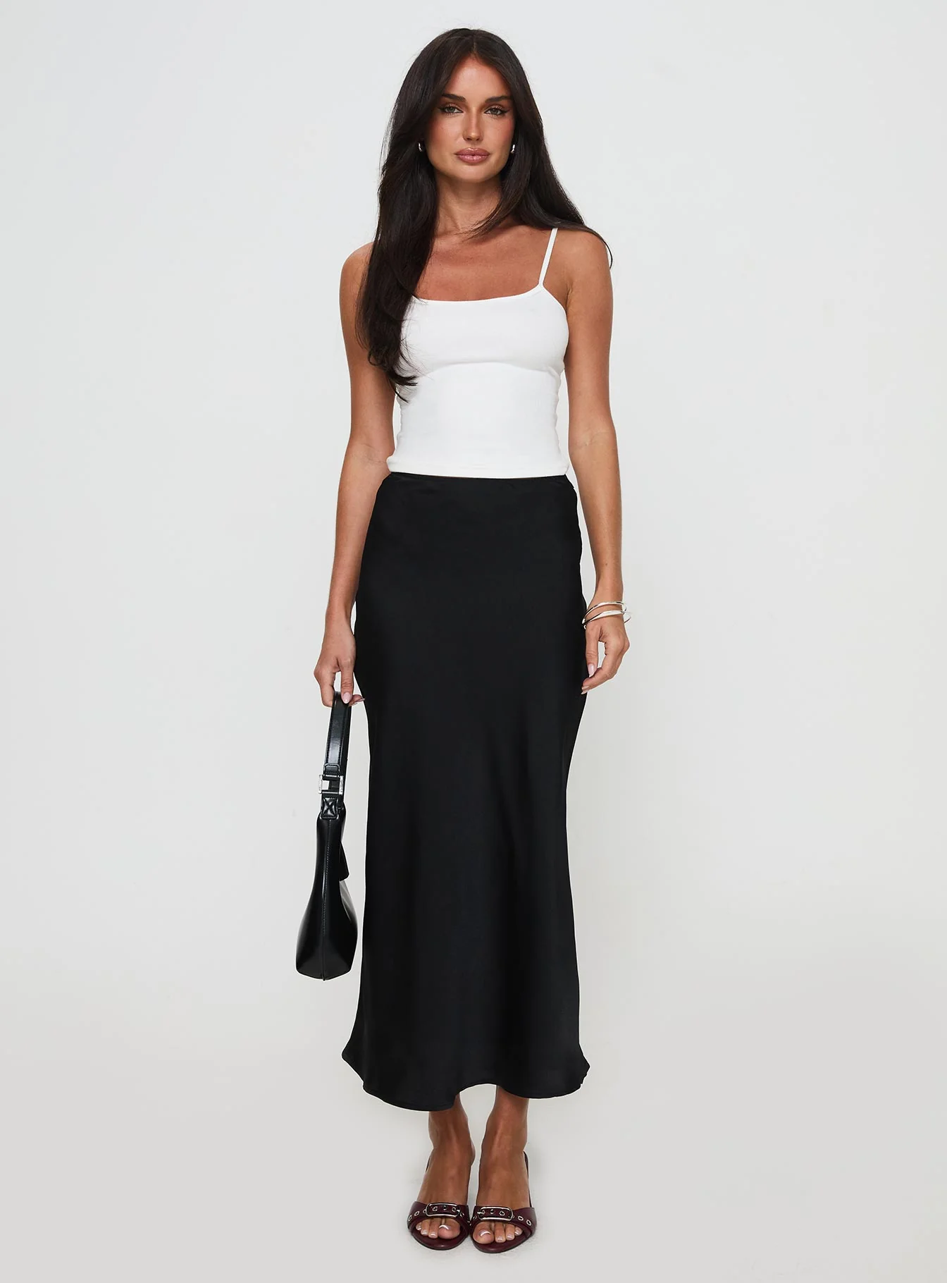 Haley Maxi Skirt Black - Image 7