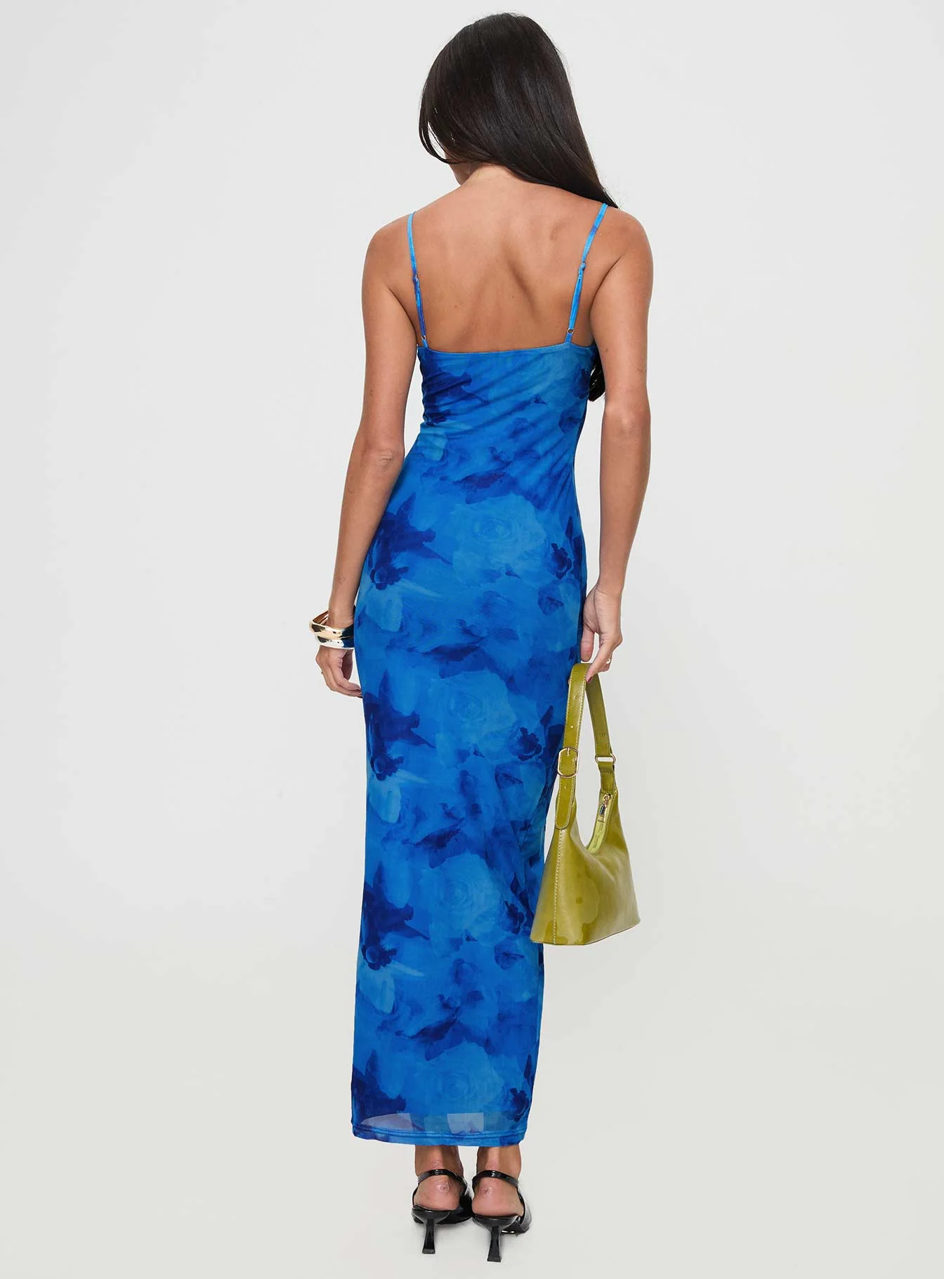 Hathaway Maxi Dress Blue Floral - Image 5