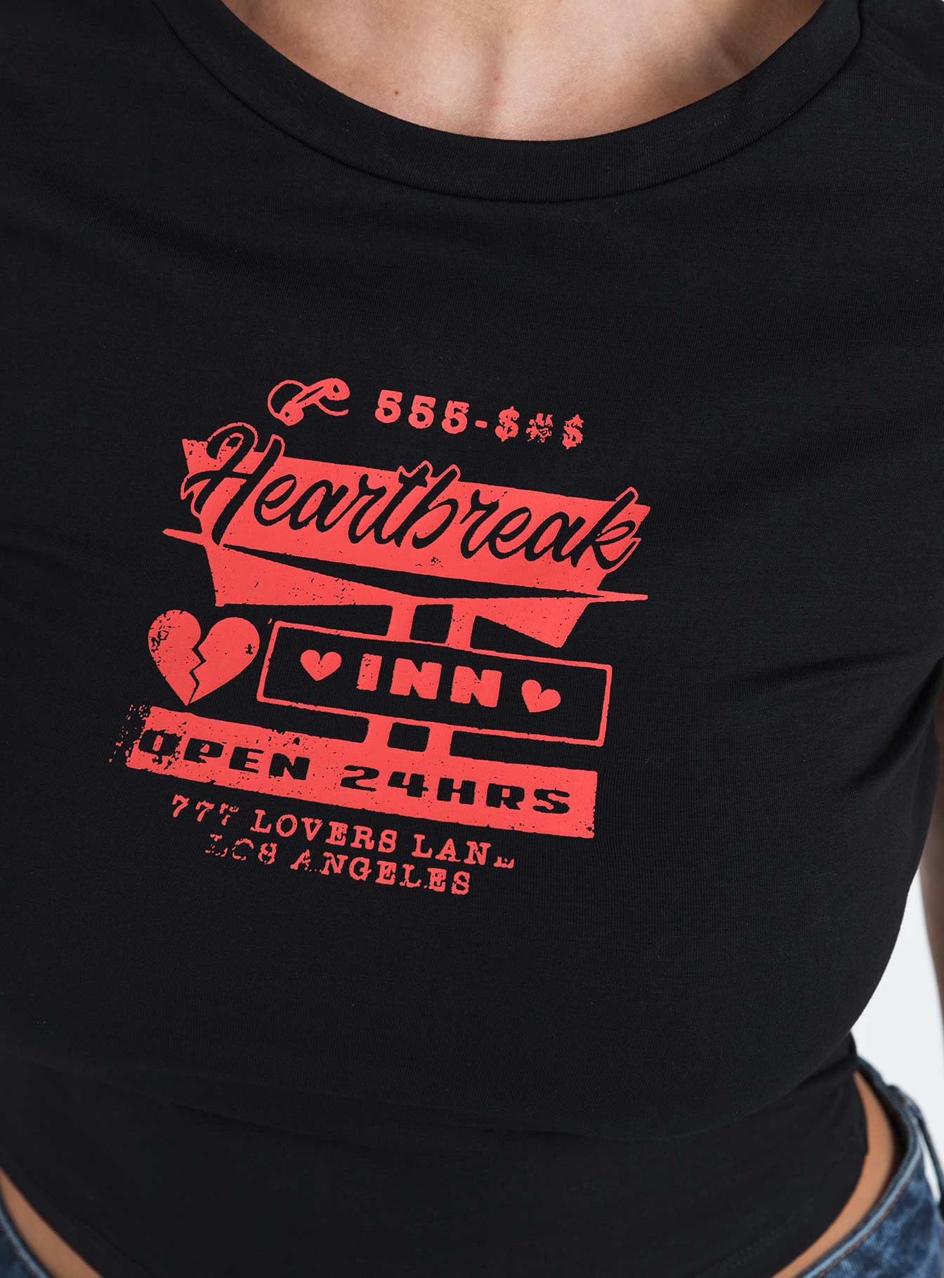 Heartbreak Tee Black - Image 8