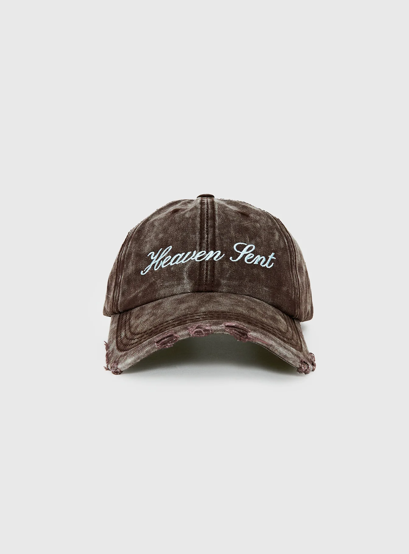 Heaven Sent Distressed Cap Brown / Blue - Image 2