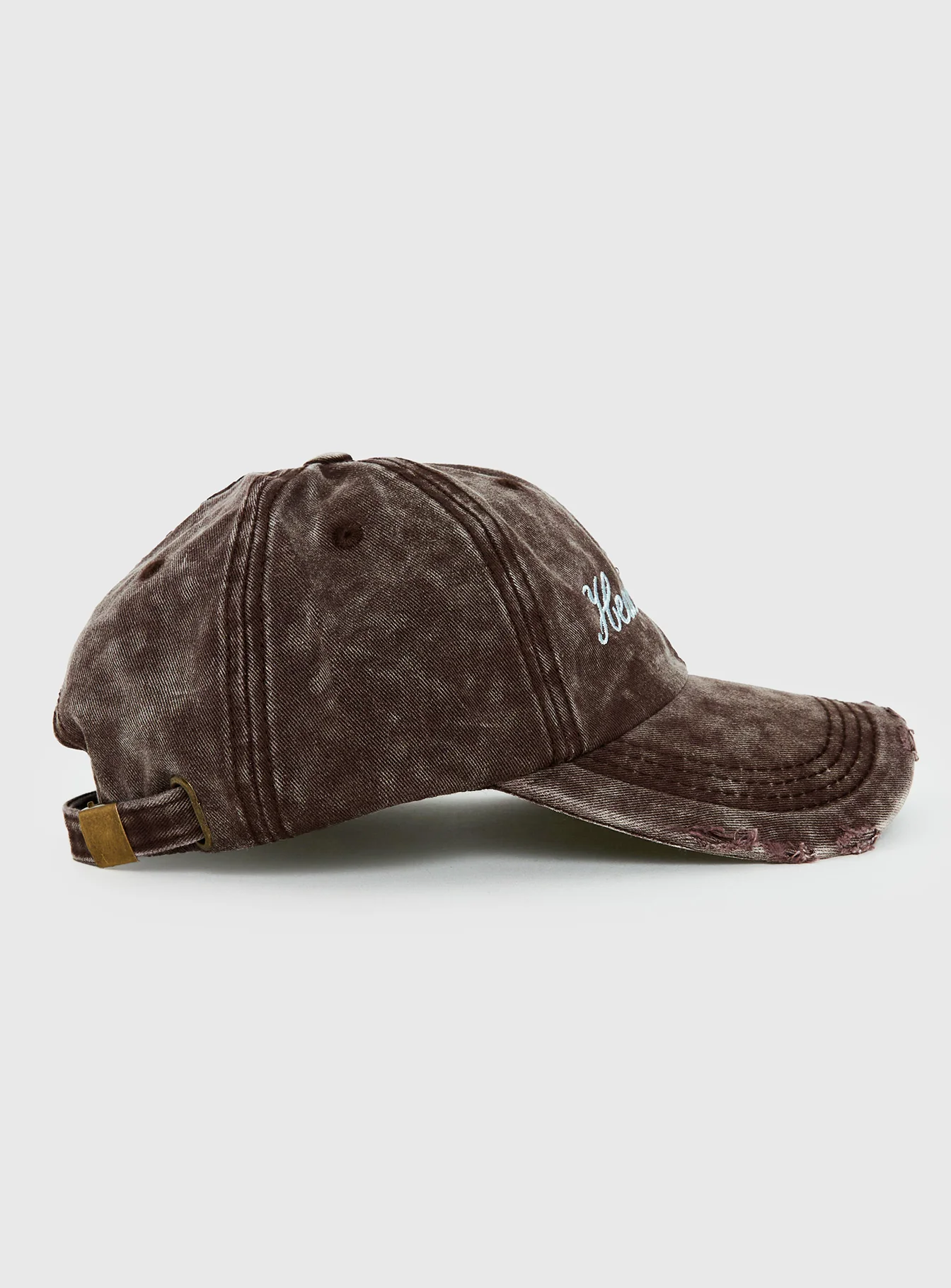 Heaven Sent Distressed Cap Brown / Blue - Image 3