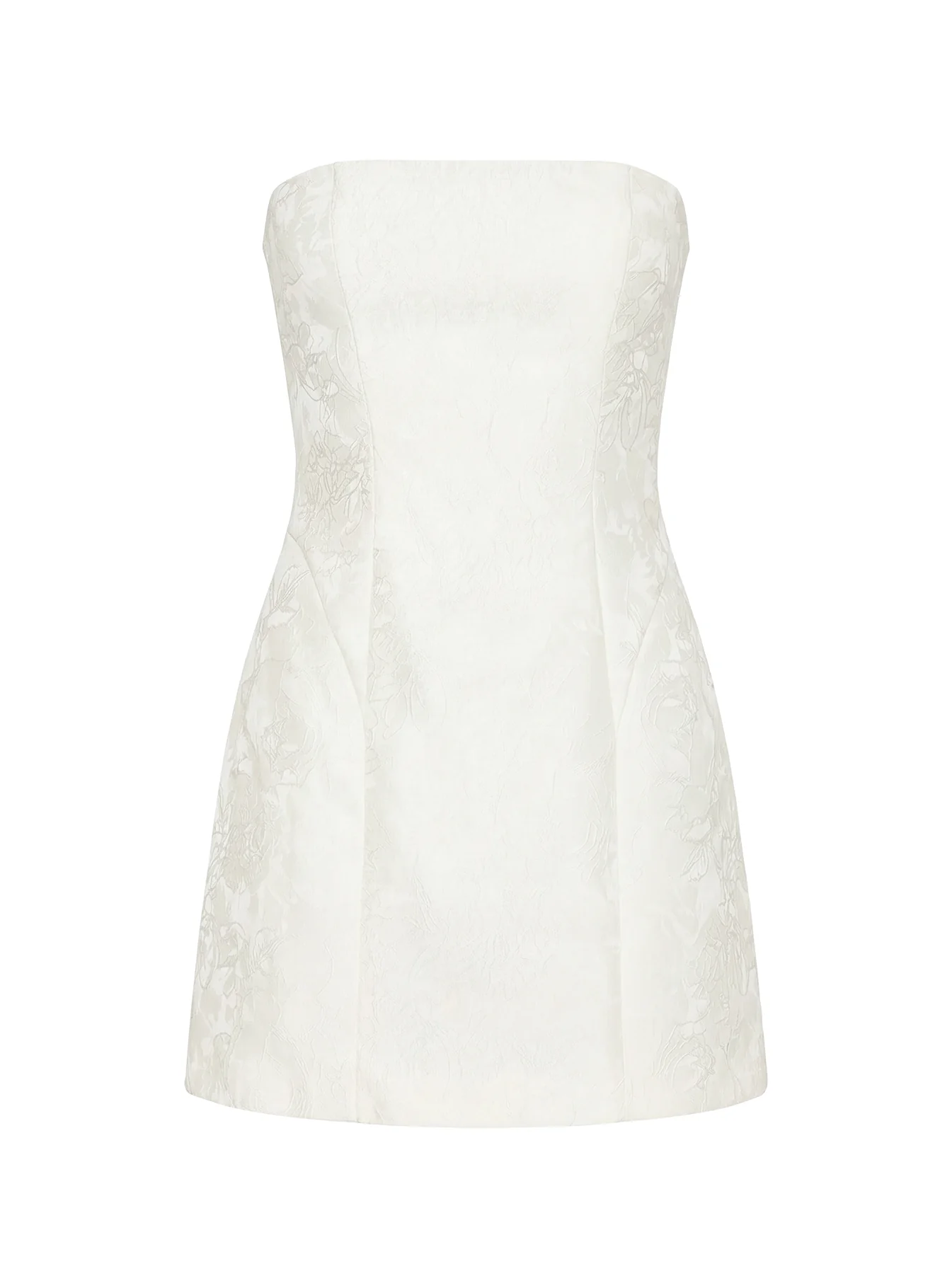 Heaven Sent Strapless Mini Dress White - Image 8