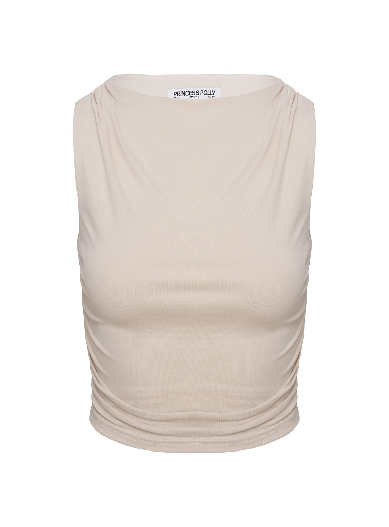 Hold Em High Neck Top Cream - Image 10