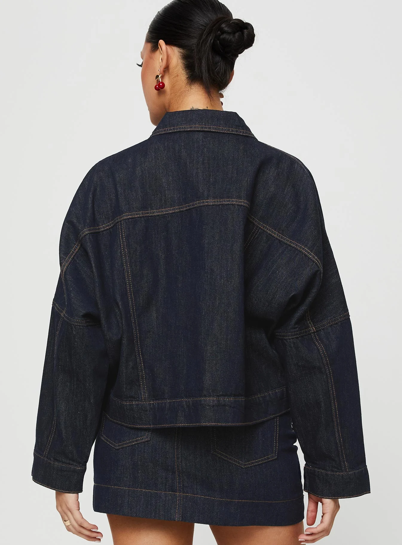 Hughes Jacket Dark Wash Denim - Image 5