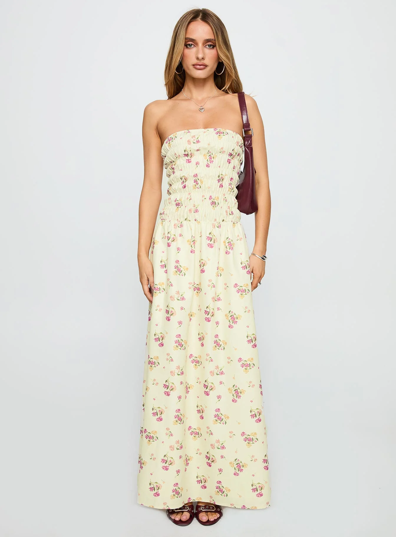 Human Nature Strapless Maxi Dress Multi Floral - Image 6
