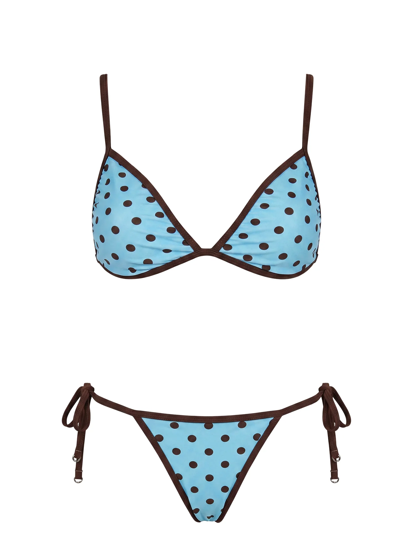 Idola Bikini Bottoms Blue Polka Dot - Image 5
