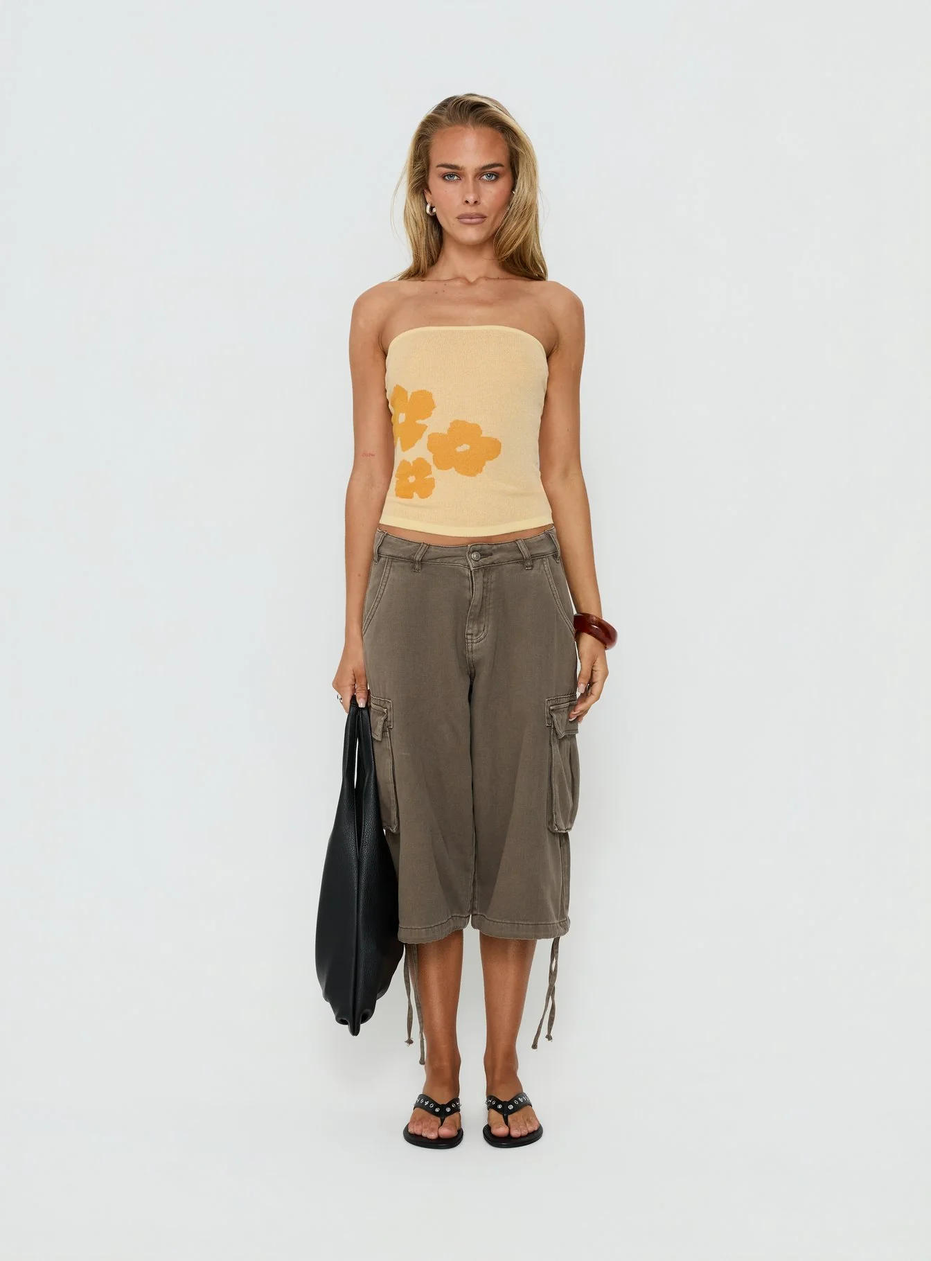 Ikani Strapless Knit Top Sorbet - Image 6