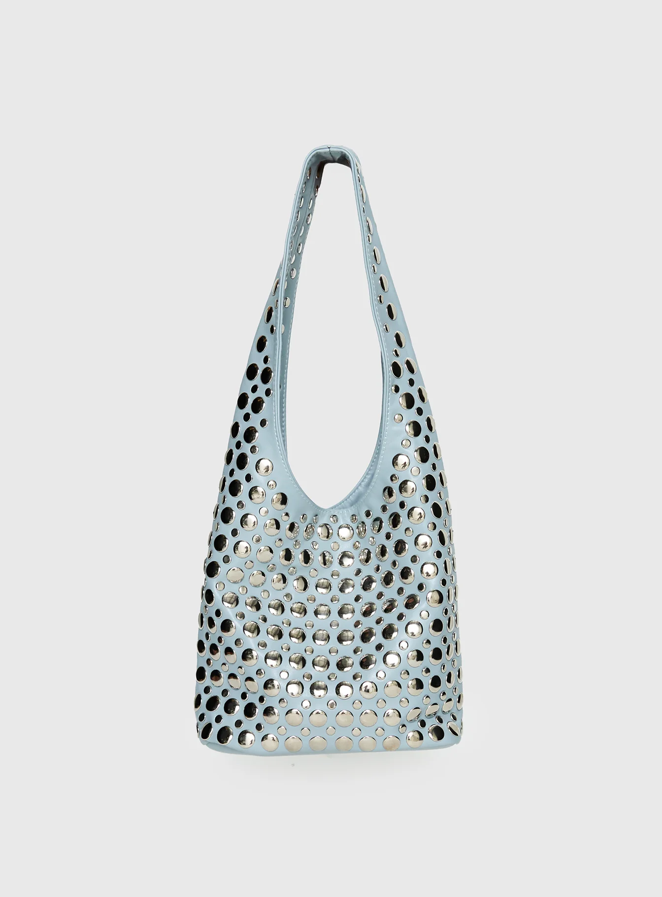 In The Crowd Shoulder Bag Blue / Silver - Image 4