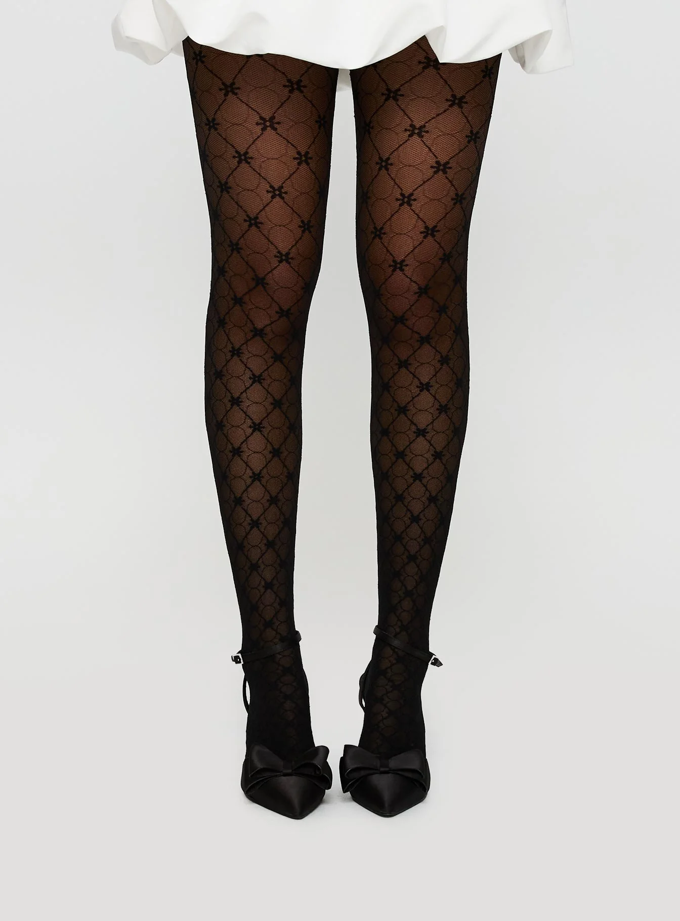 Inescapable Patterned Stockings Black - Image 2